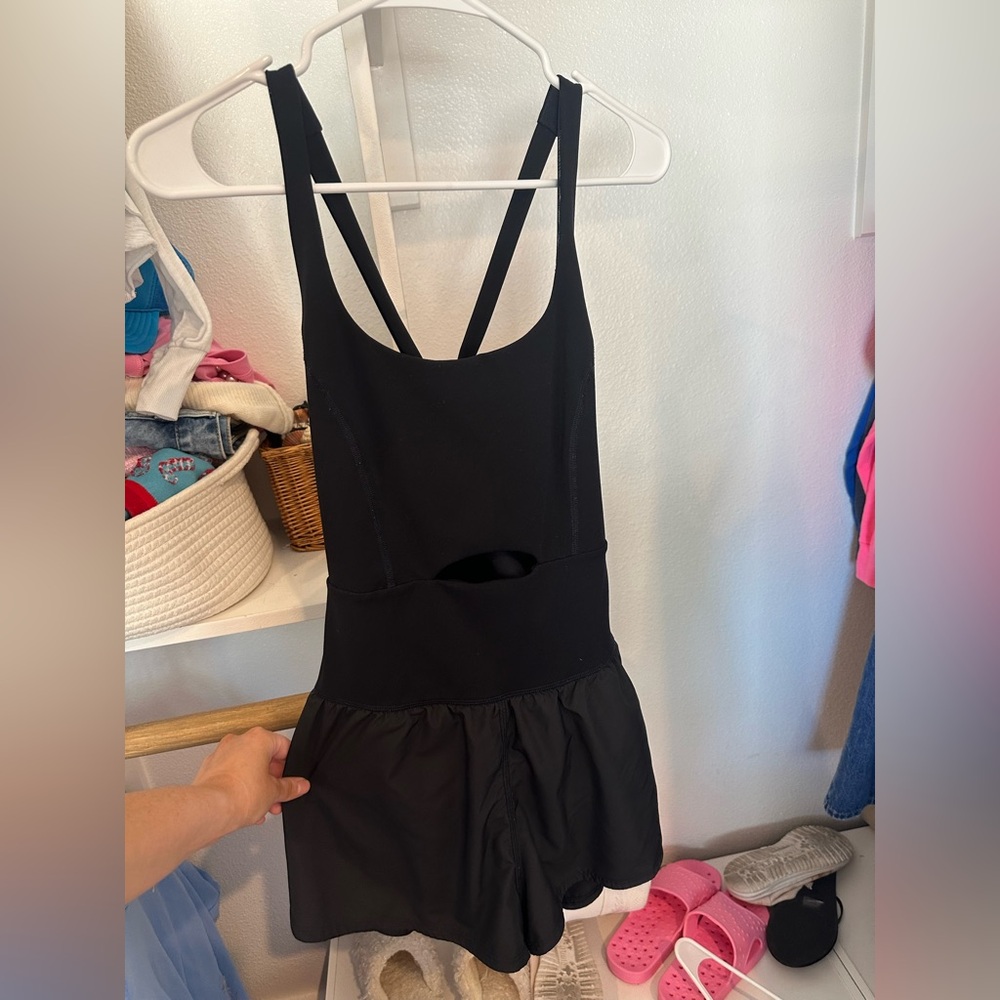 Free People Movement- Righteous Runsie - Color Black